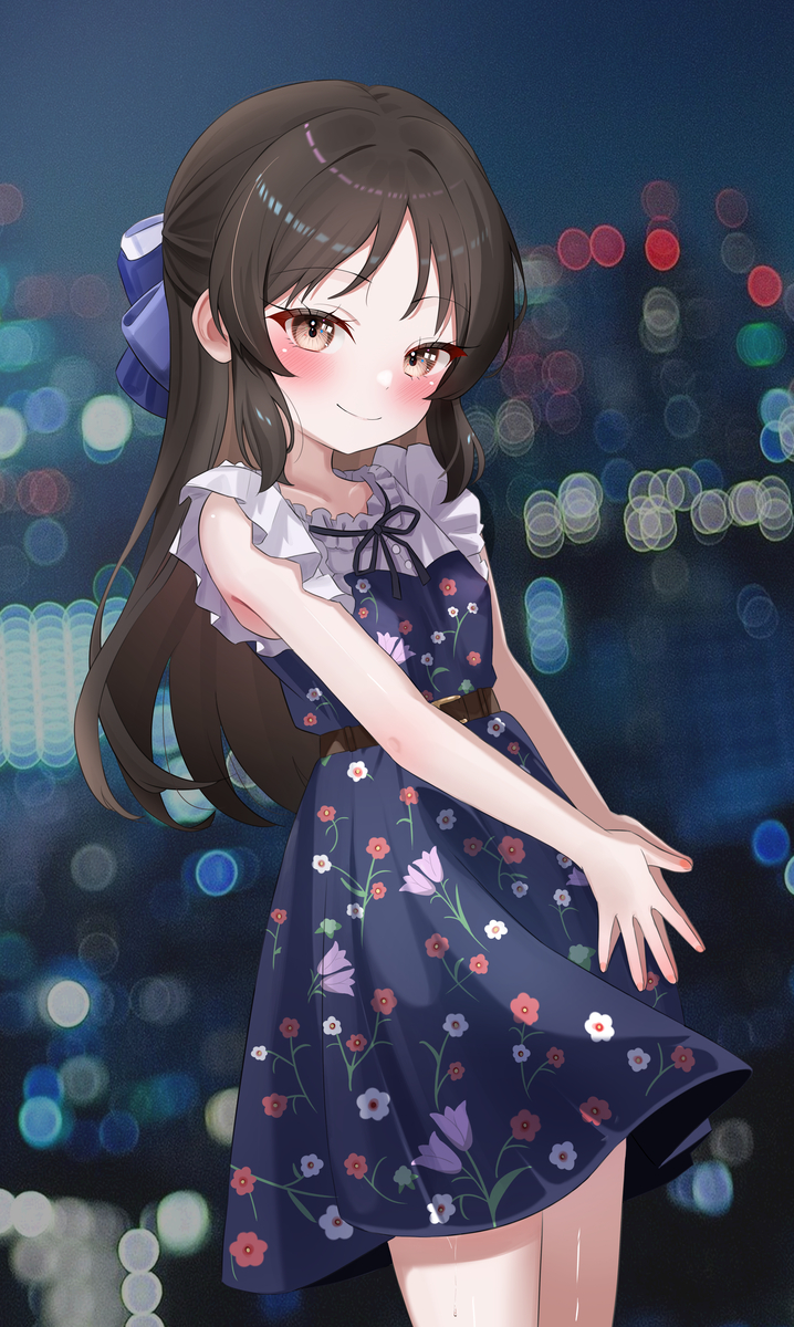 This is a pixiv picture whose title is ありすちゃんと夜遊び🍓.