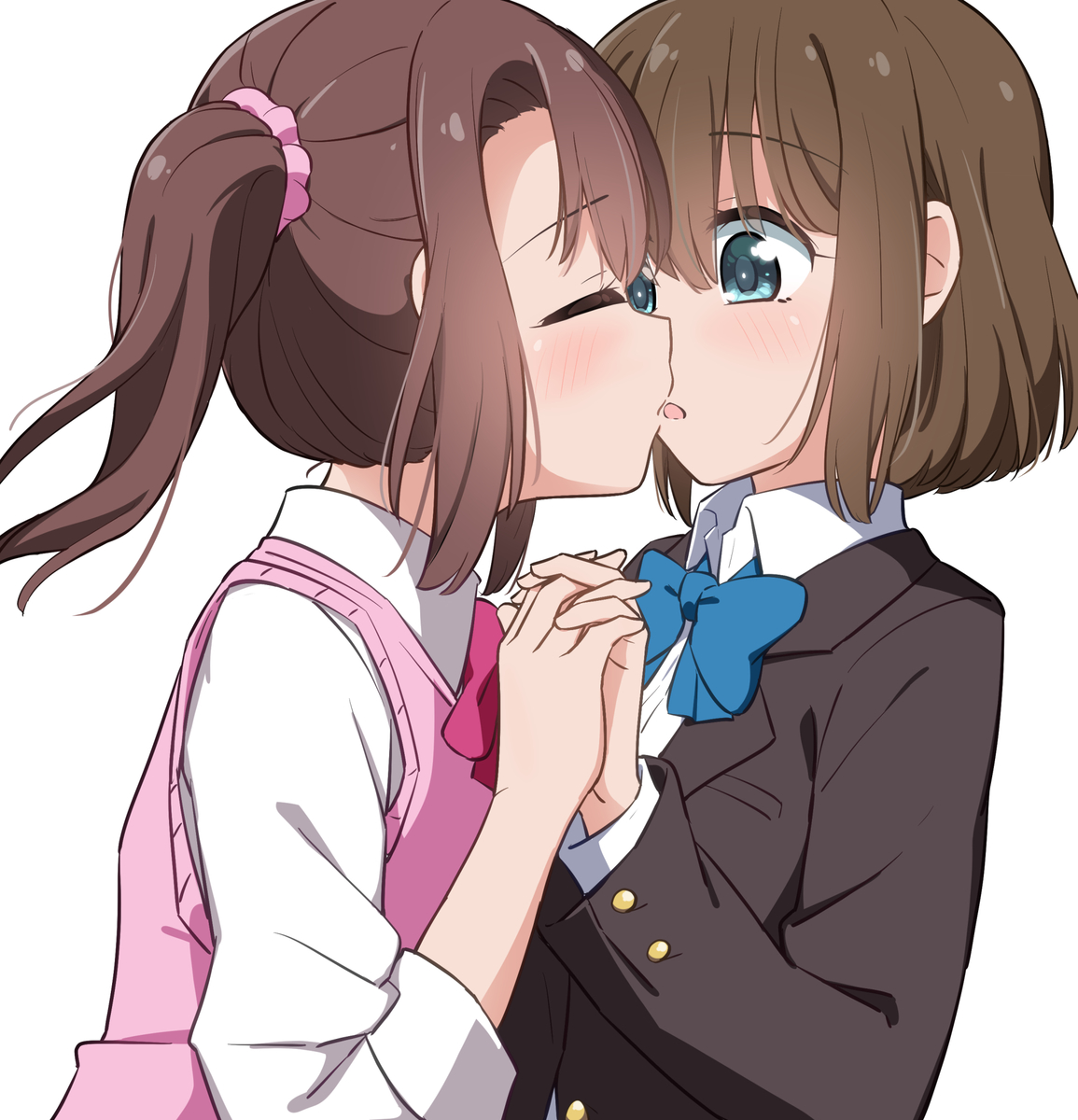 This is a pixiv picture whose title is さきひよ.