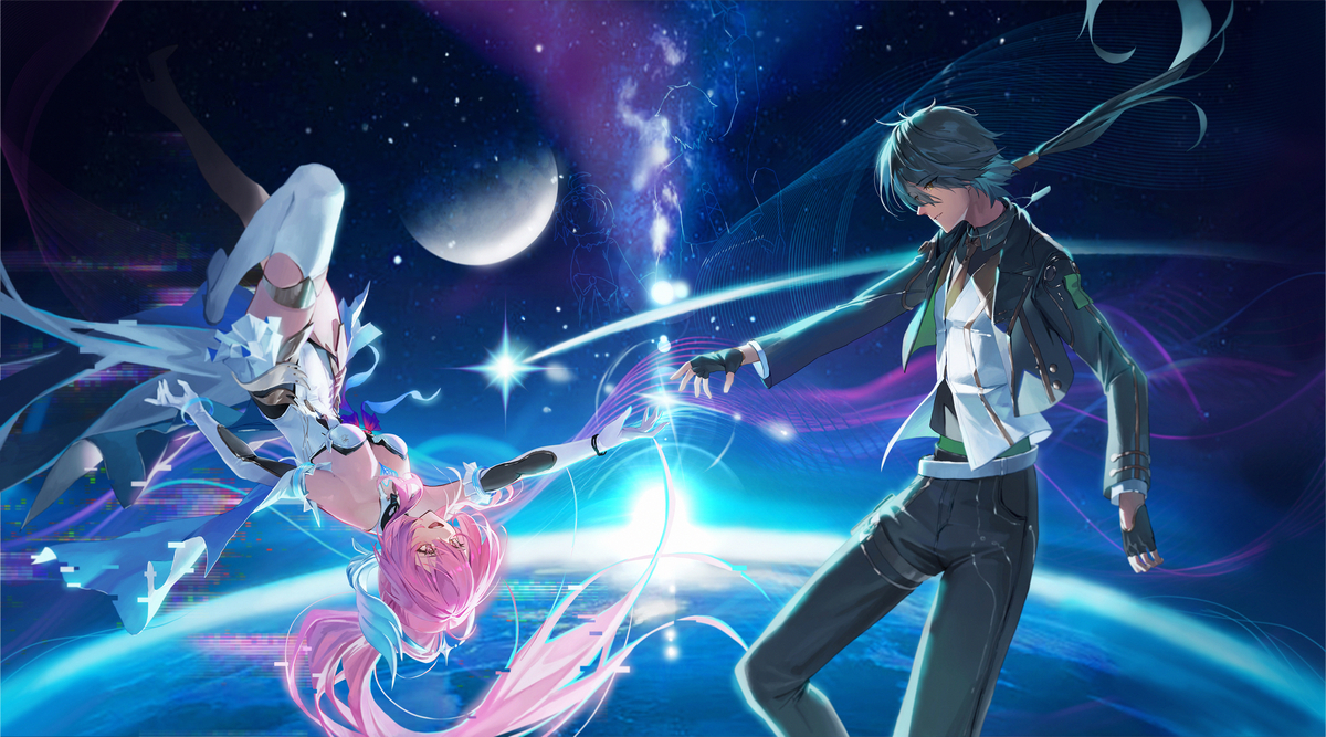 This is a pixiv picture whose title is Aemeath&Rover.