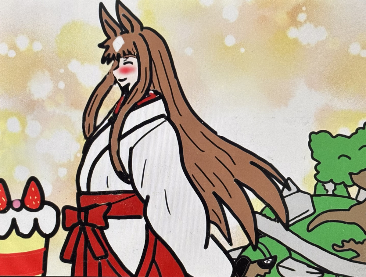 This is a pixiv picture whose title is ㊗️グラスワンダー✨🌸✨.