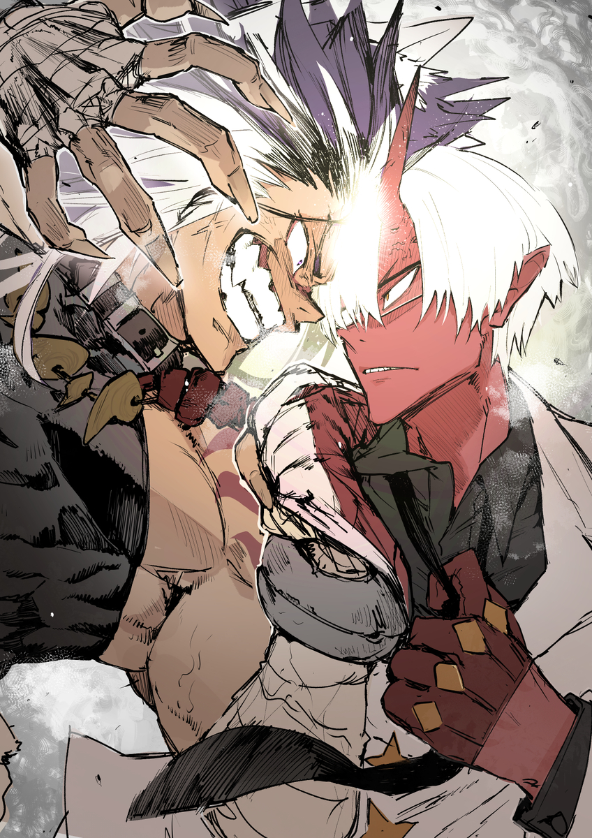 This is a pixiv picture whose title is 【ファム召し】ラギアスvsユリオン.