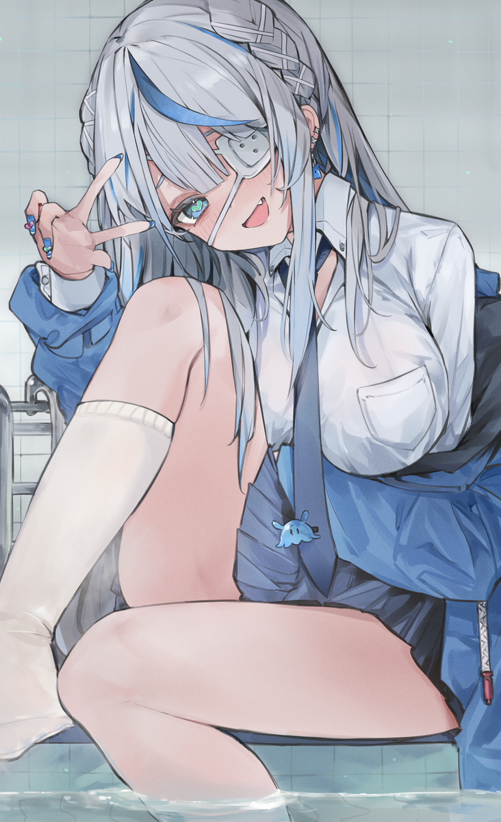 This is a pixiv picture whose title is 雨海ルカ.