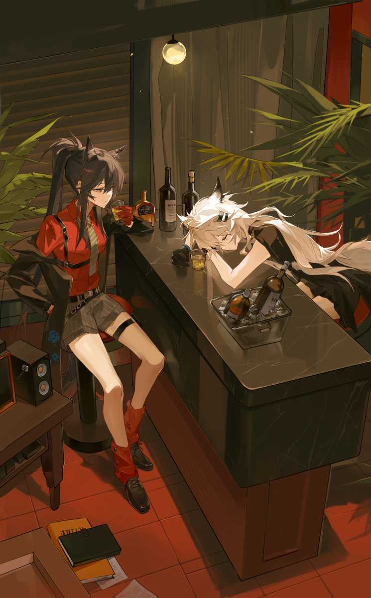 This is a pixiv picture whose title is Goodnight.