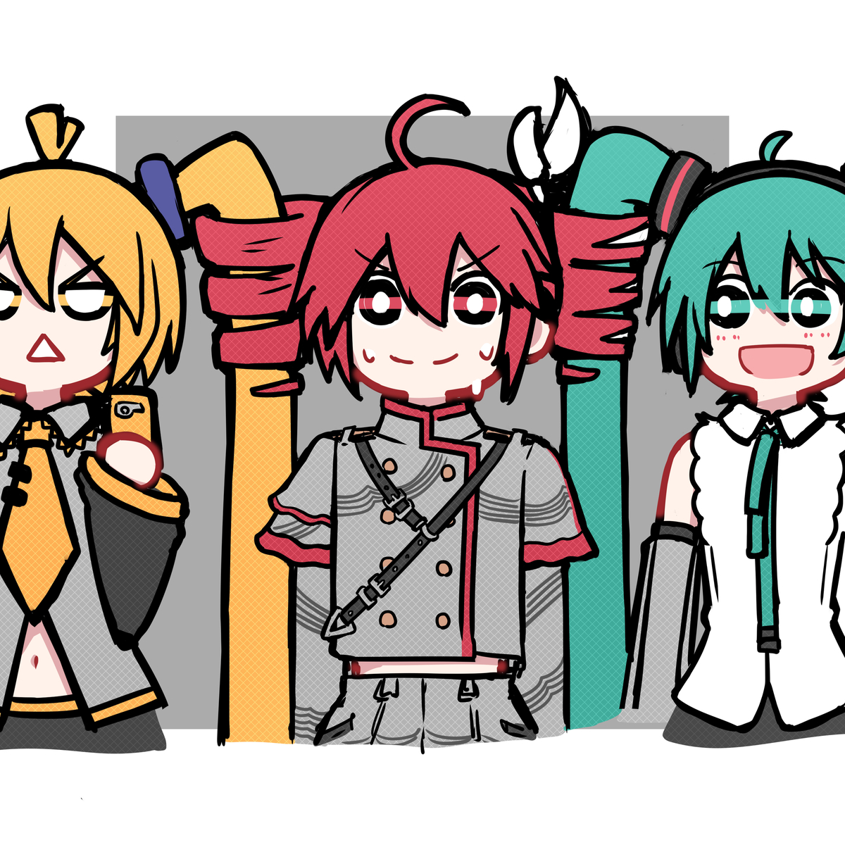 This is a pixiv picture whose title is Mikou×乙れん.