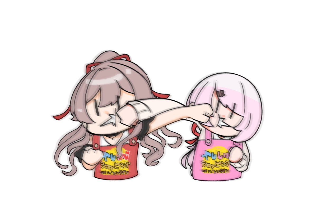 This is a pixiv picture whose title is 修羅場.