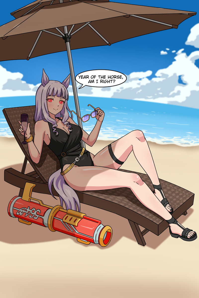 This is a pixiv picture whose title is Gold Ship possession.