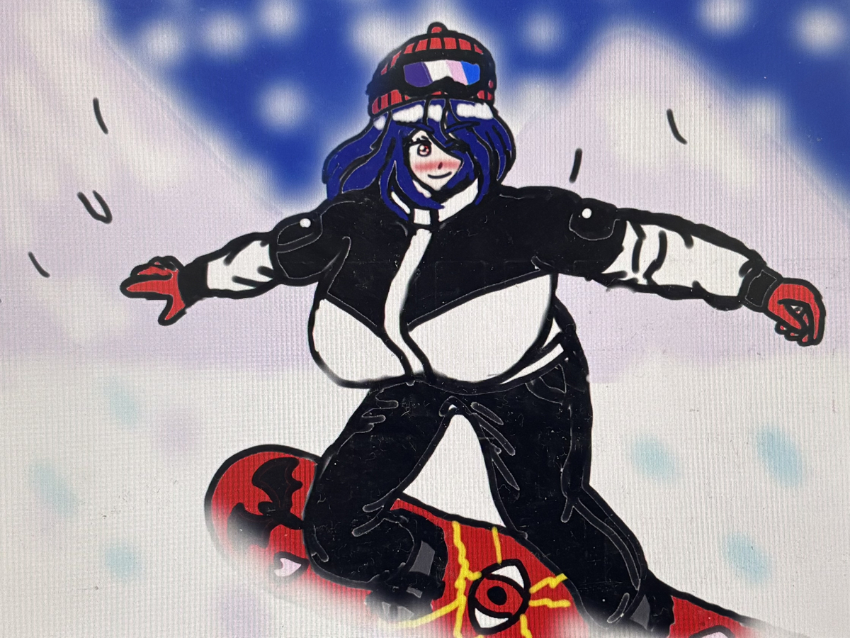 This is a pixiv picture whose title is スノーボーダー・ヴェルメイ❤️🏂❤️.