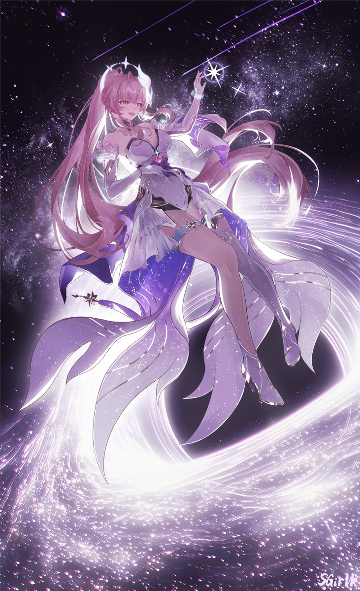 This is a pixiv picture whose title is 爱弥斯——星尘.