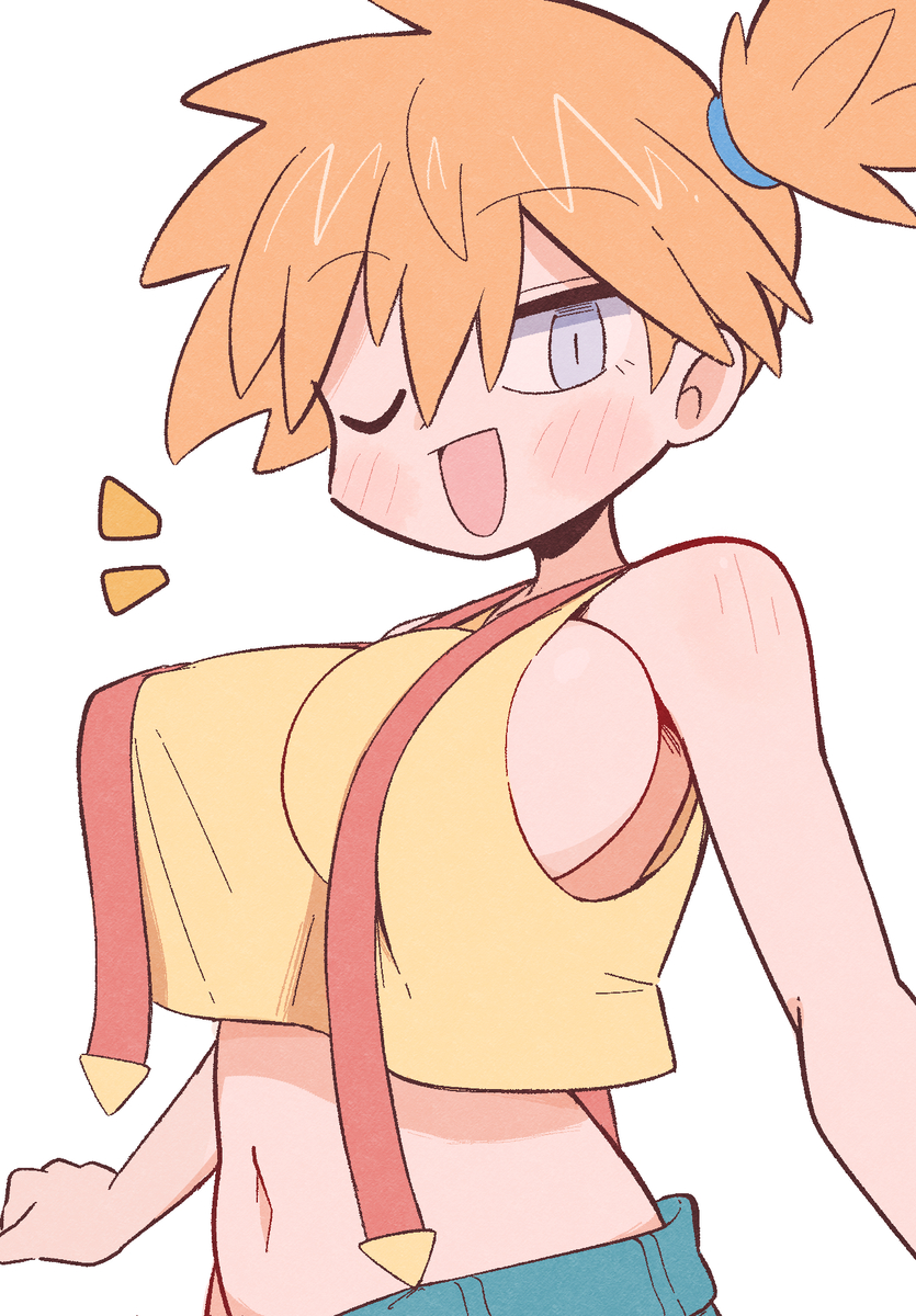 This is a pixiv picture whose title is カスミ落書き.