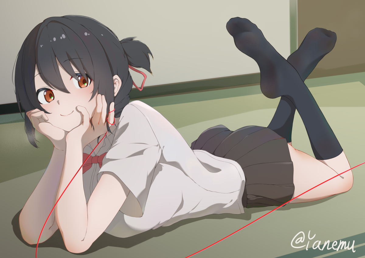 This is a pixiv picture whose title is 宫水三叶.