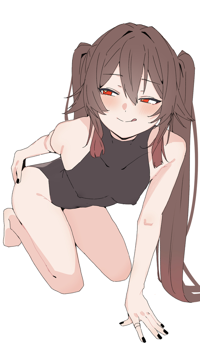 This is a pixiv picture whose title is 胡桃.