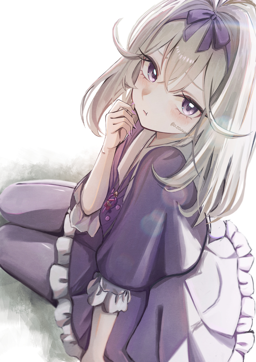 This is a pixiv picture whose title is precure　森亜るるかちゃん.