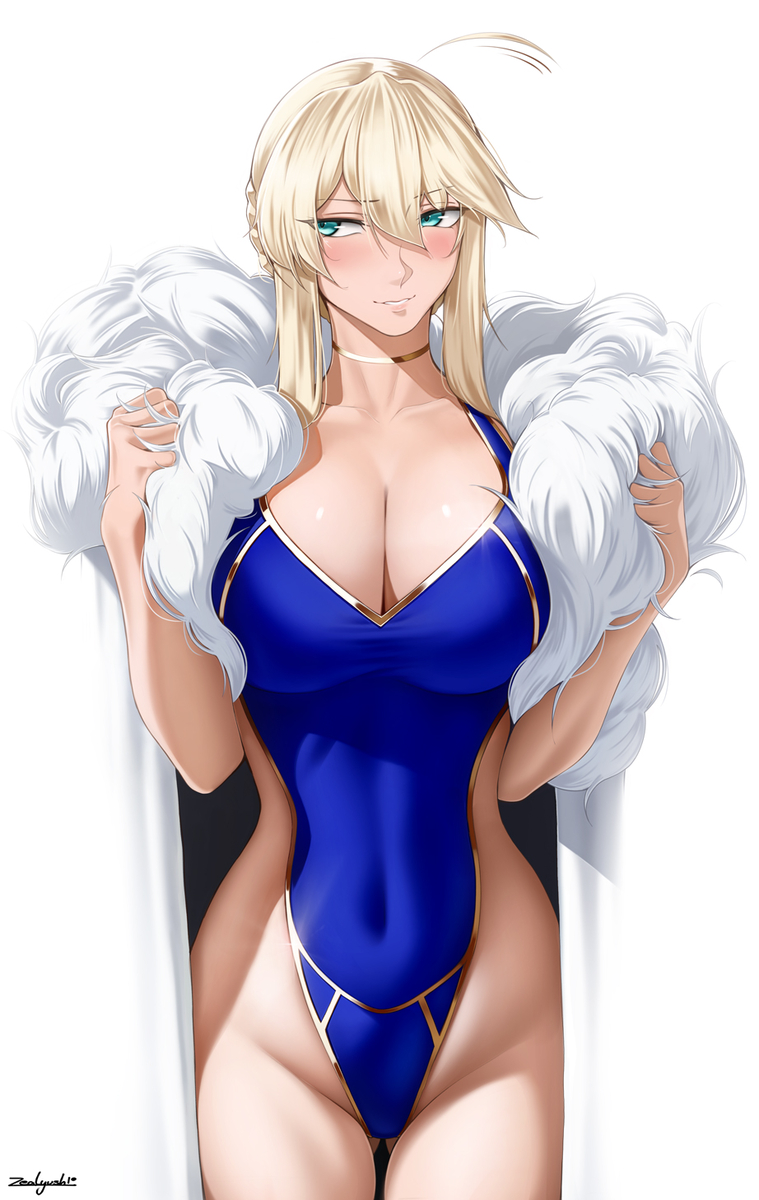 This is a pixiv picture whose title is Artoria.