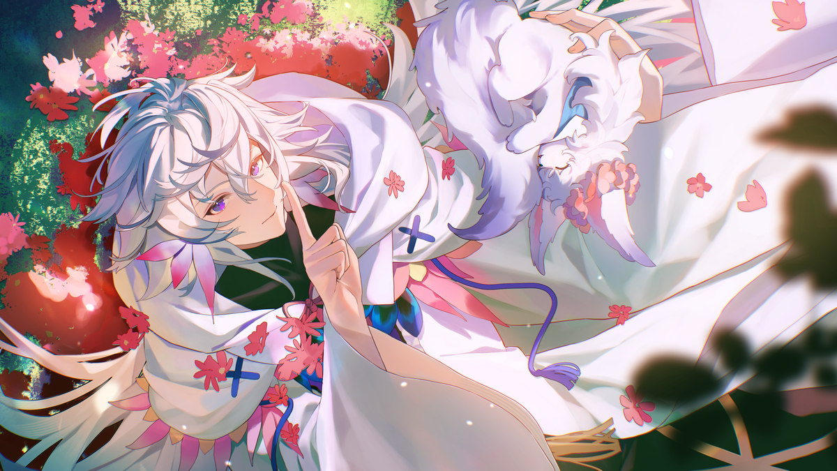 This is a pixiv picture whose title is 嘘~~🌼.