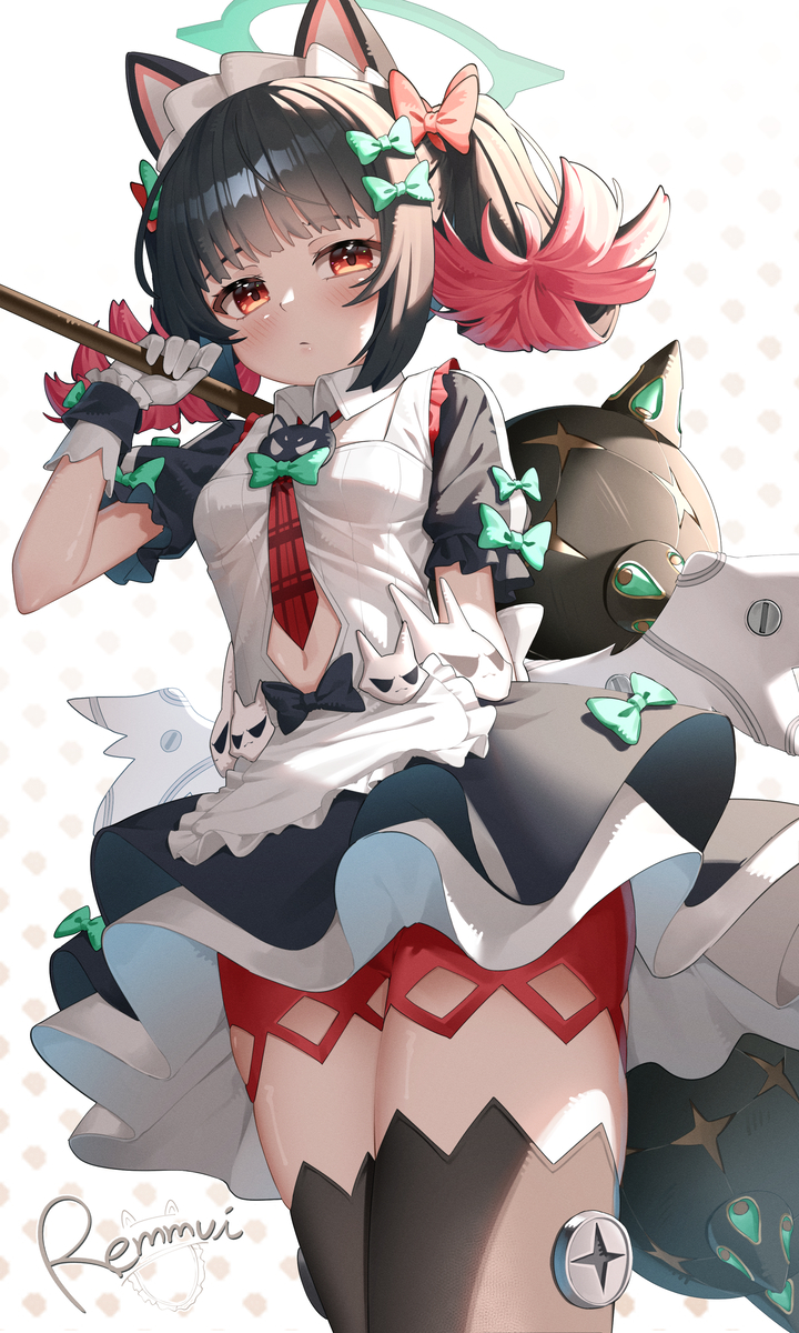 This is a pixiv picture whose title is Maid Nangong Yu.