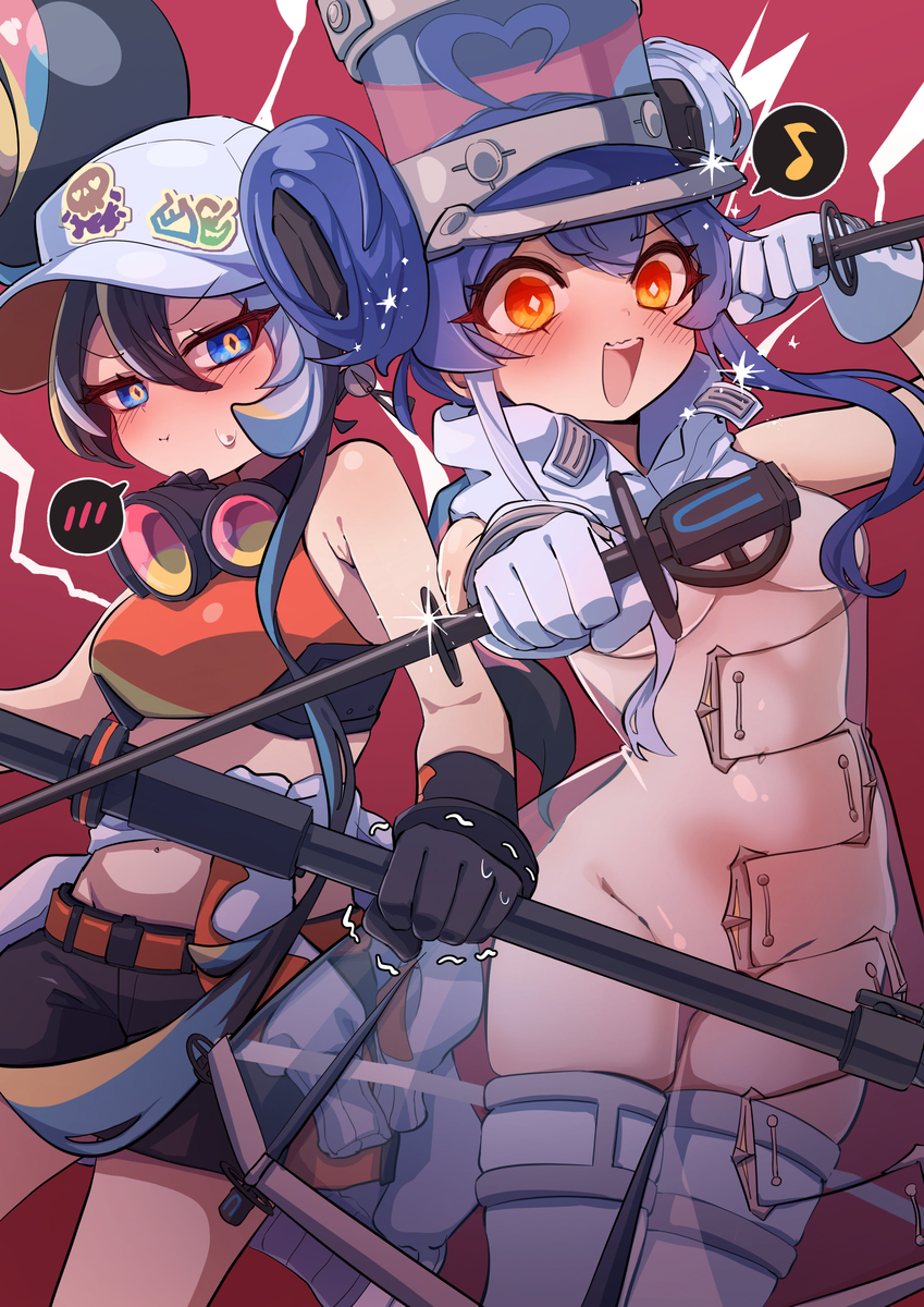 This is a pixiv picture whose title is B2B.