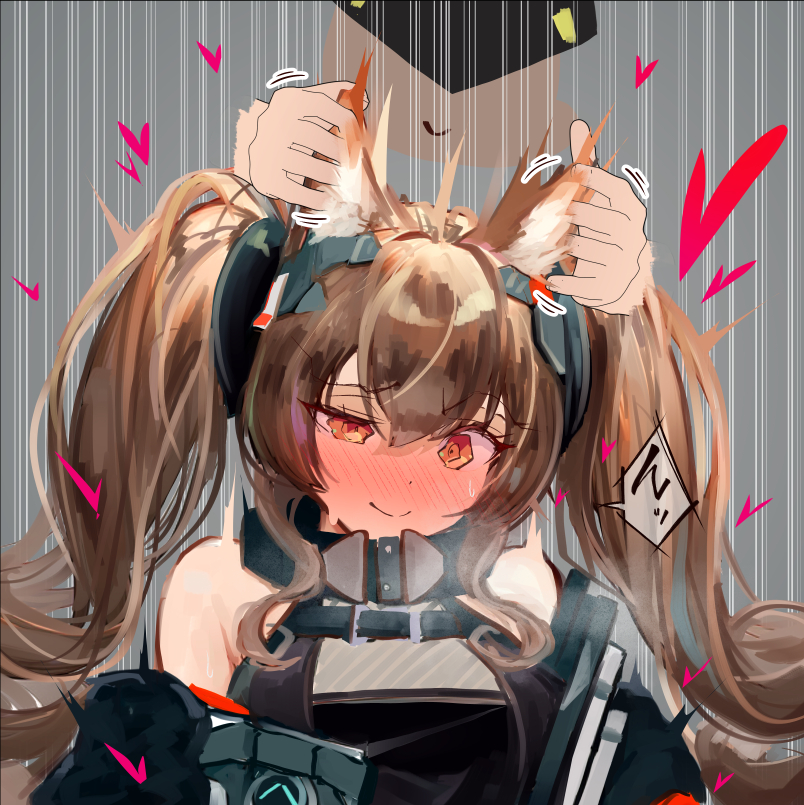 This is a pixiv picture whose title is ギルベルタの耳をさわさわ揉み揉みし続けたら一体どうなってしまうの.