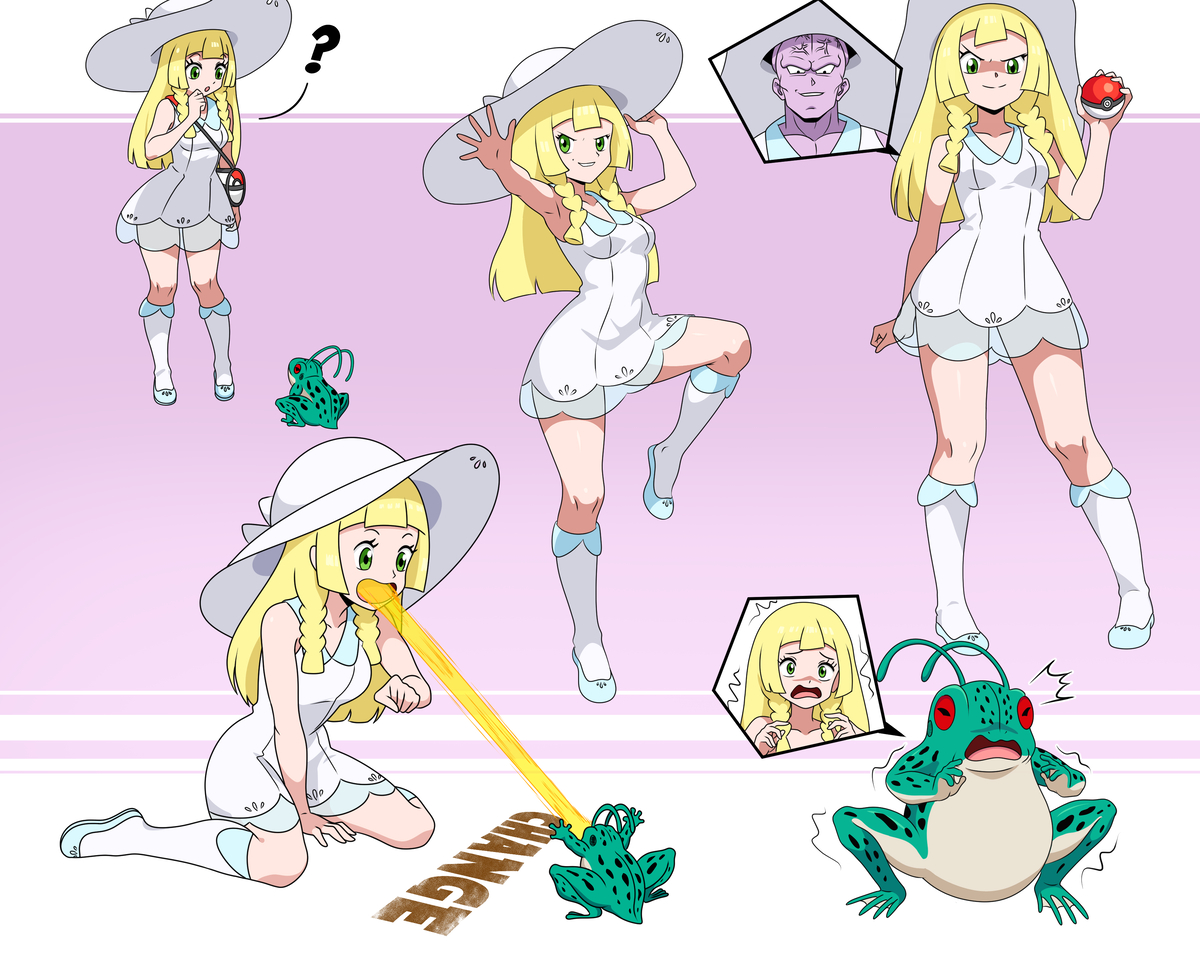 This is a pixiv picture whose title is Ginyu in the Pokémon World.