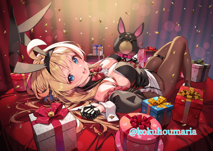 This is a pixiv picture whose title is ☆黒宝まりあ様生誕記念☆.