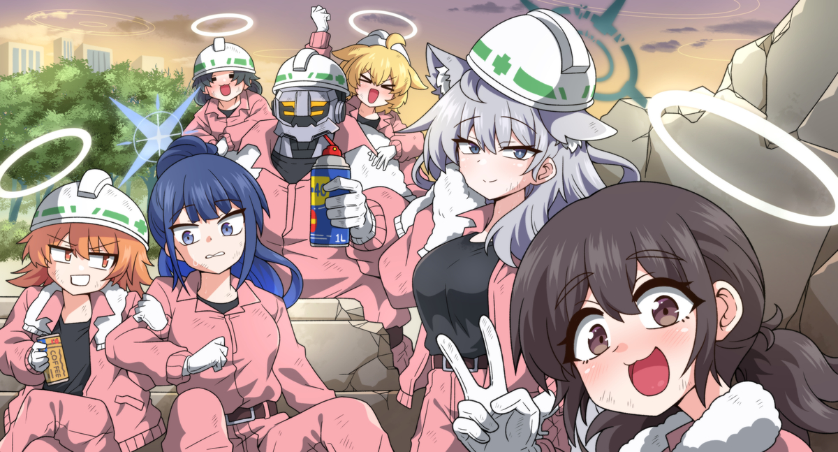 This is a pixiv picture whose title is 오늘 일은 끝!.