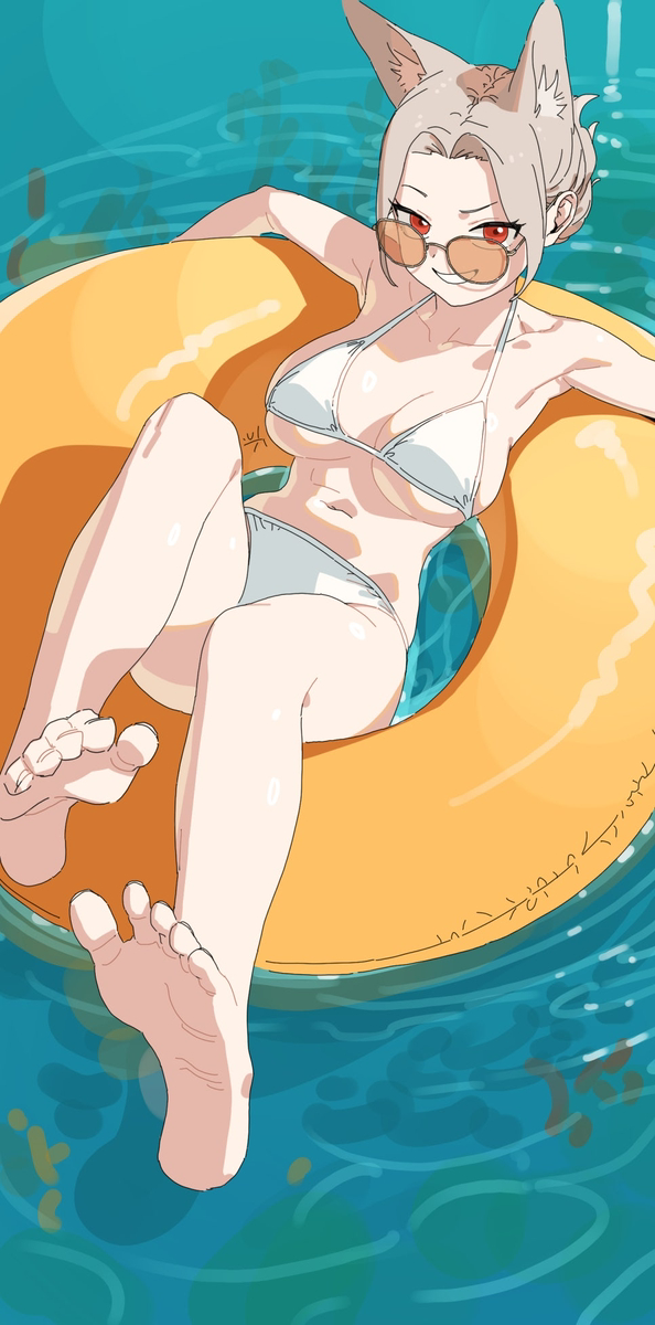 This is a pixiv picture whose title is 구미호.