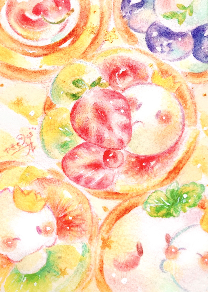 This is a pixiv picture whose title is タルトの王国🍓👑.