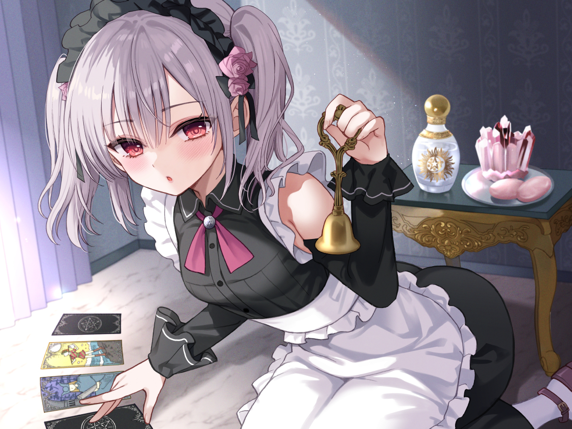 This is a pixiv picture whose title is スピリチュアルメイドのご奉仕は脳までとろける.