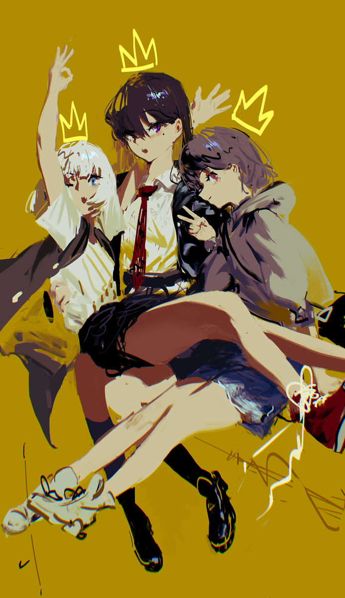 This is a pixiv picture whose title is 椎名立希和她的动物朋友们.