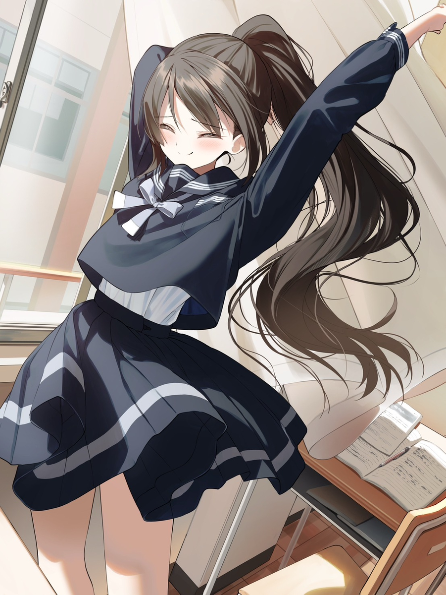 This is a pixiv picture whose title is のびー.