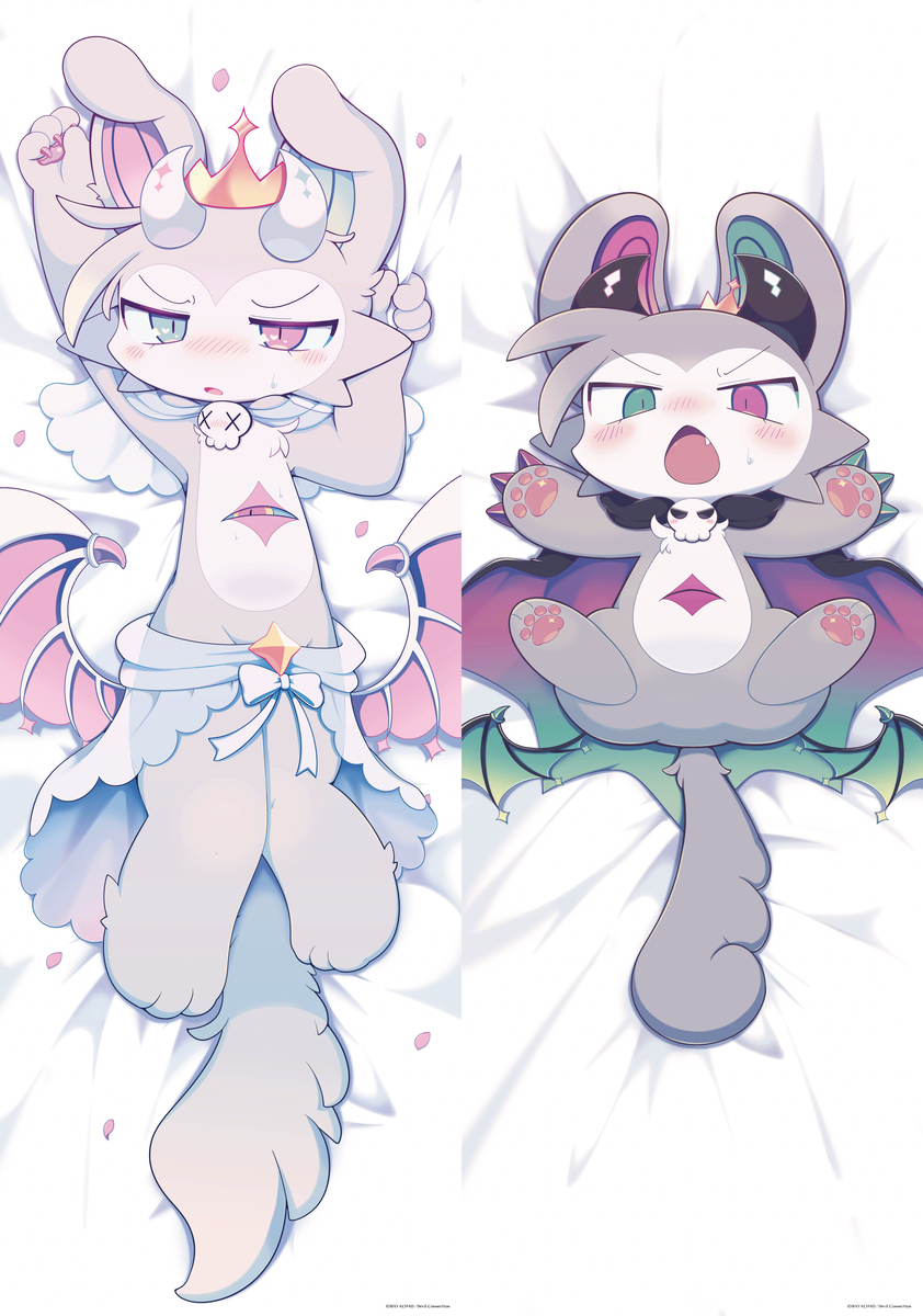 This is a pixiv picture whose title is でびるん抱き枕カバー💒.