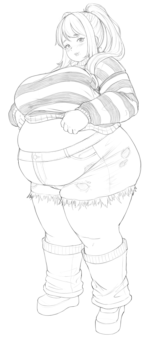 This is a pixiv picture whose title is Sketch Commission.