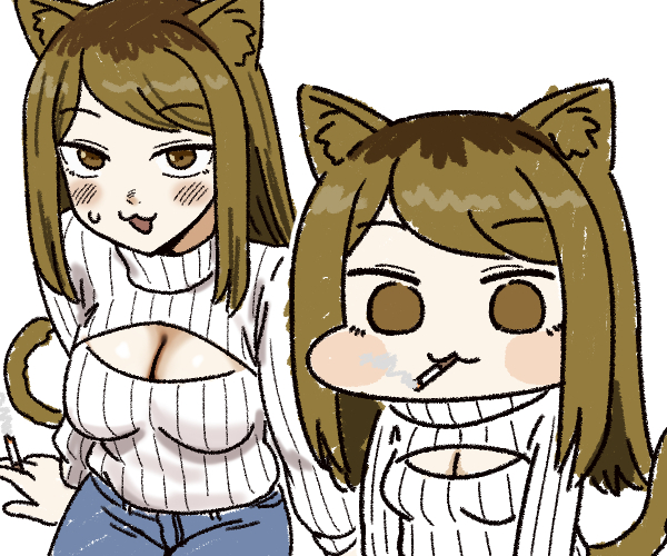 This is a pixiv picture whose title is カンサイねこ.