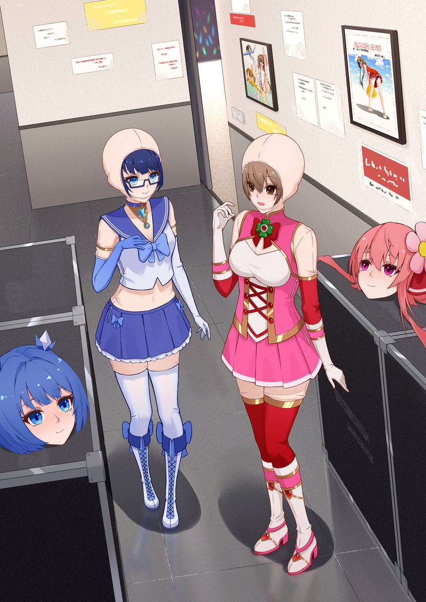 This is a pixiv picture whose title is 四葉の戦姫と共演できる日を願っています！/  希望有共演的一天！.