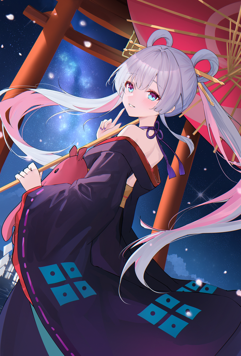 This is a pixiv picture whose title is ヤチヨ.