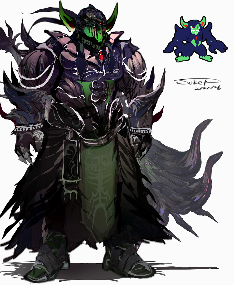 This is a pixiv picture whose title is オーロンゲモチーフの騎士（ポケモン）.