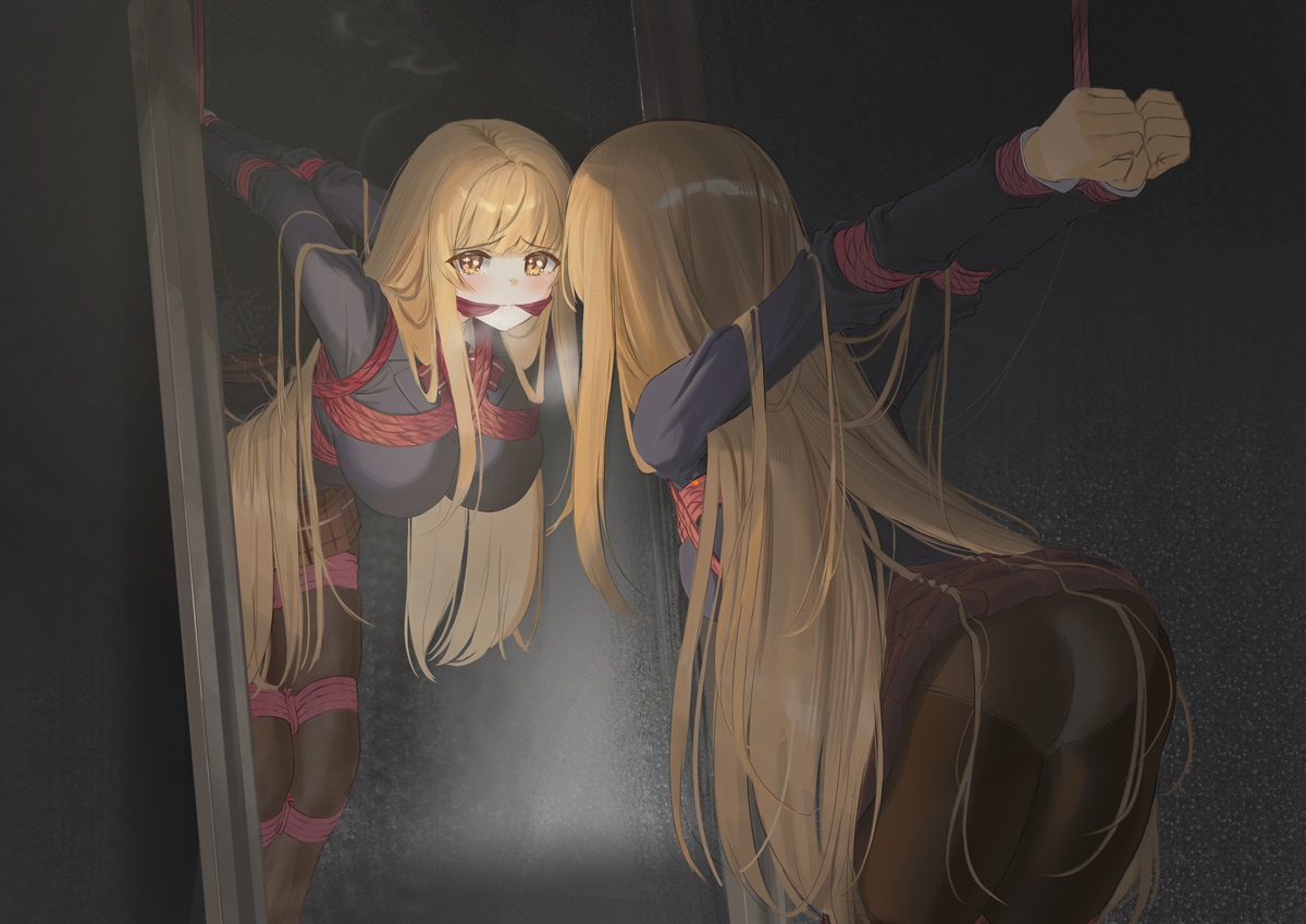 This is a pixiv picture whose title is shiina mahiru.