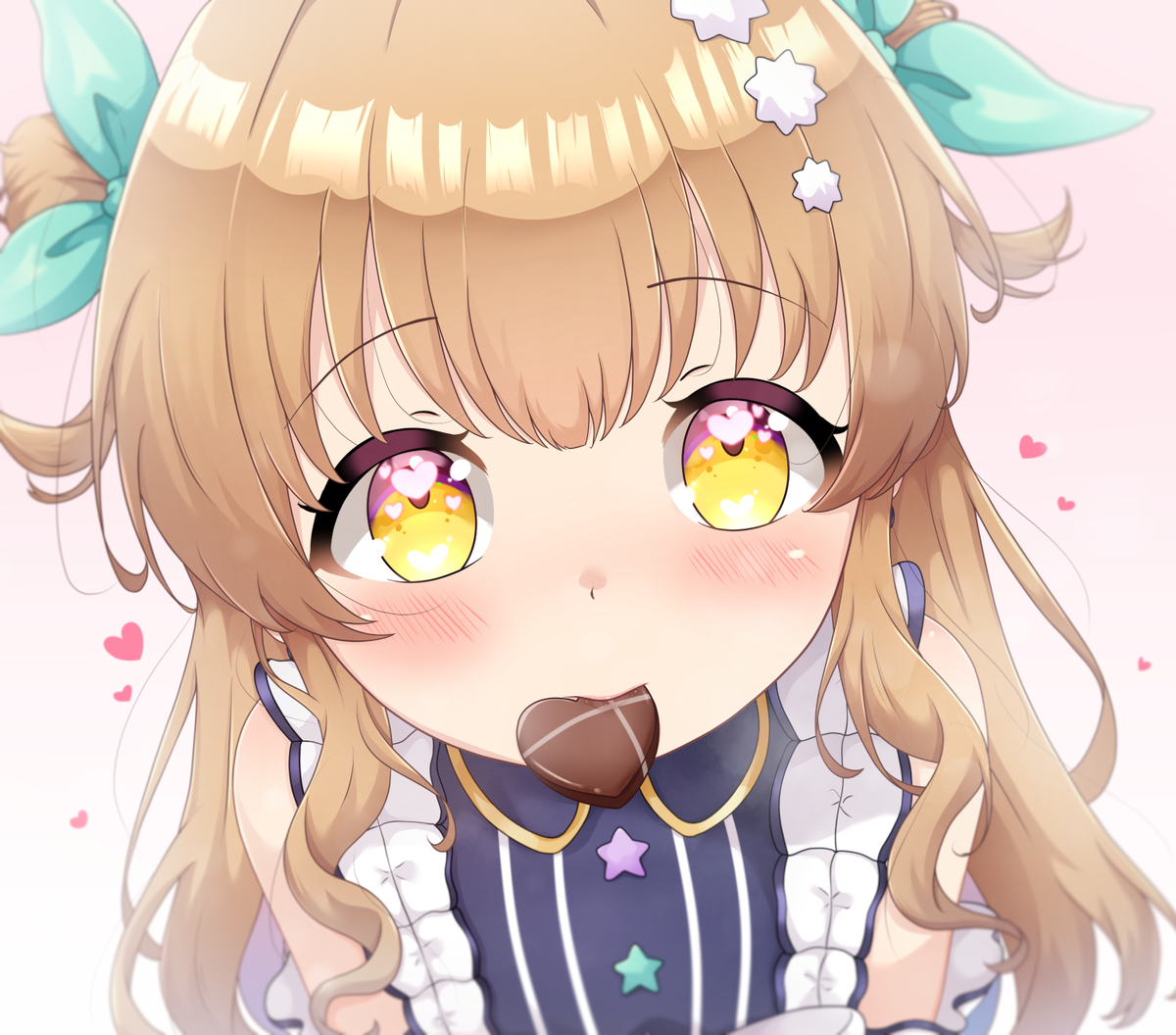 This is a pixiv picture whose title is ななひー🍫💝.