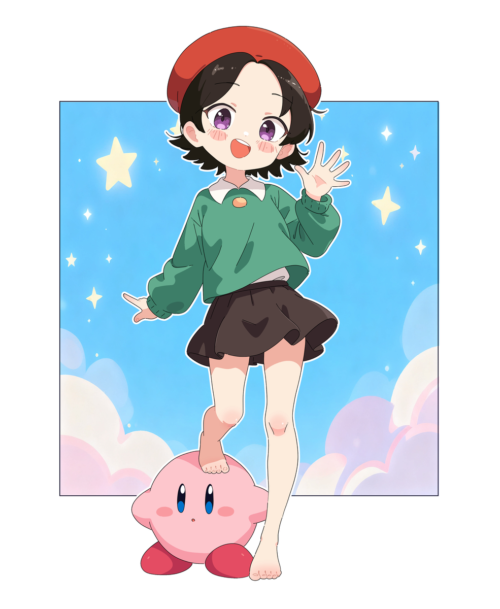 This is a pixiv picture whose title is Adeleine 🎨.