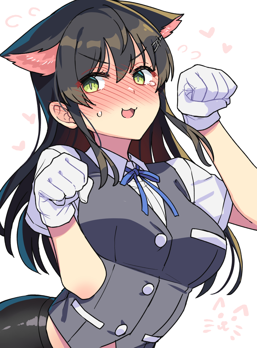 This is a pixiv picture whose title is 2/22　猫の日.