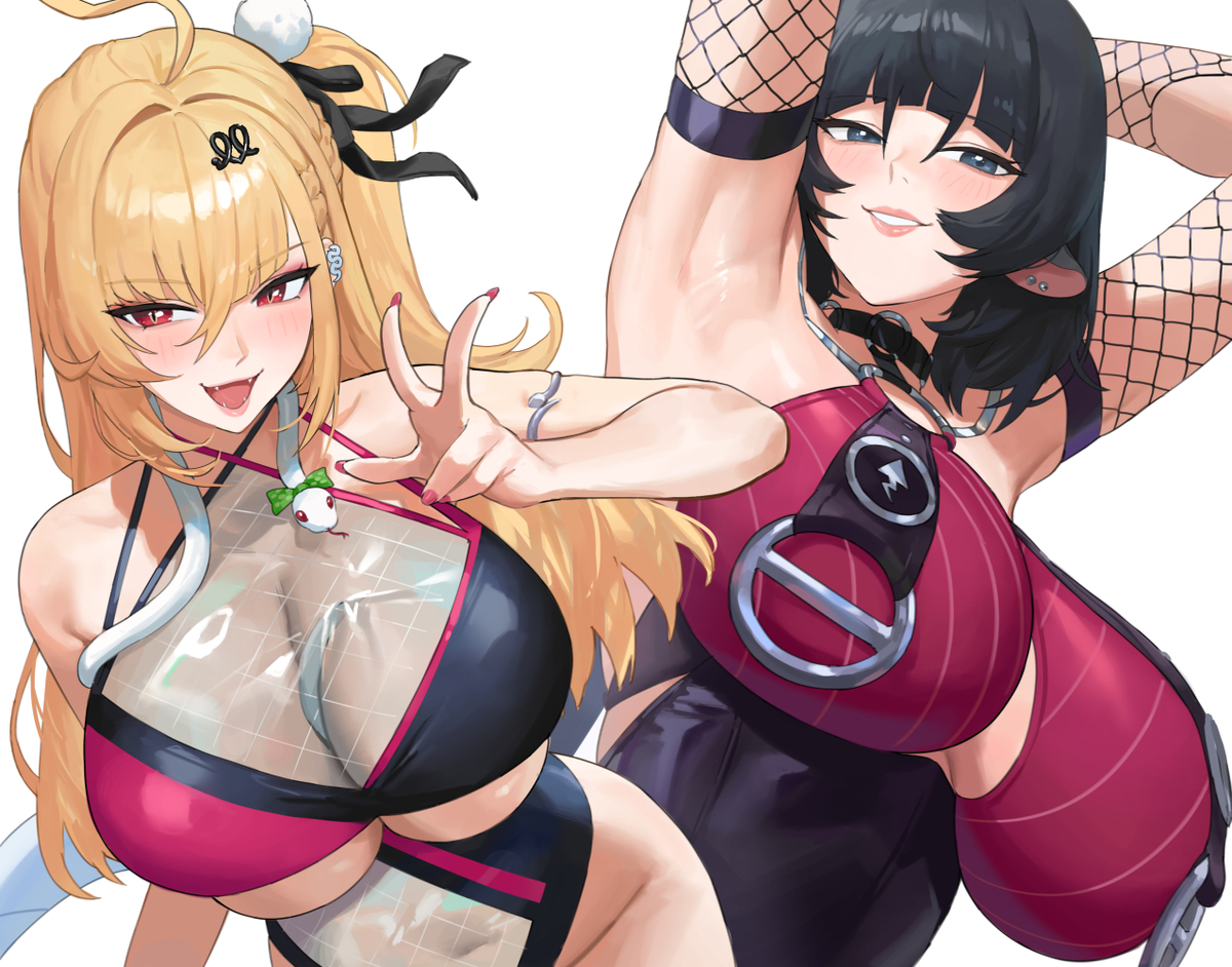 This is a pixiv picture whose title is Cissia & Jane.