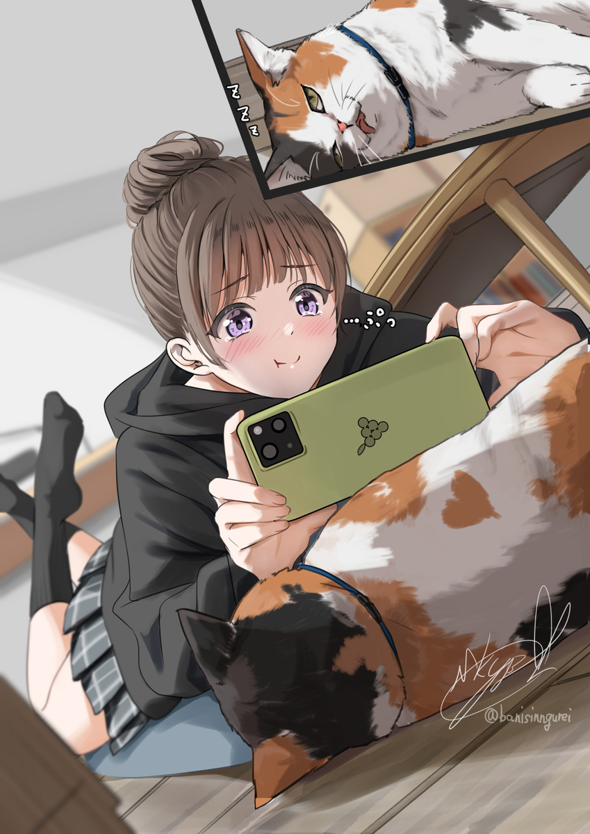 This is a pixiv picture whose title is ・・・その顔、反則（笑）.