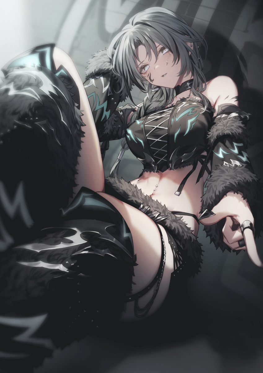 This is a pixiv picture whose title is 狼.