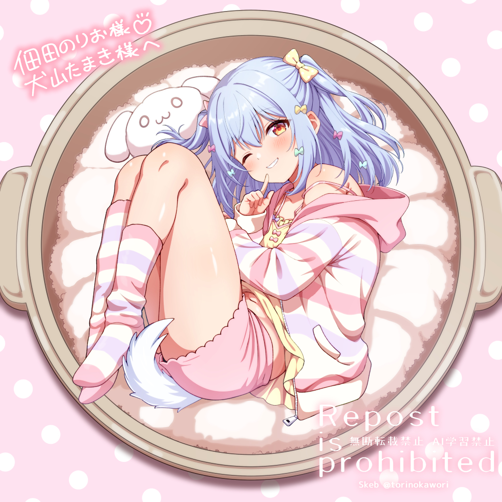 This is a pixiv picture whose title is 犬鍋たまきくん🐾.