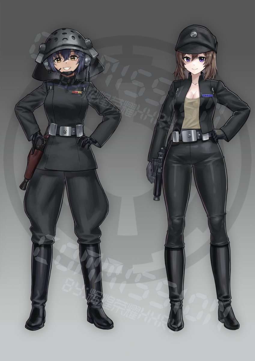 This is a pixiv picture whose title is Imperial Navy's officers.