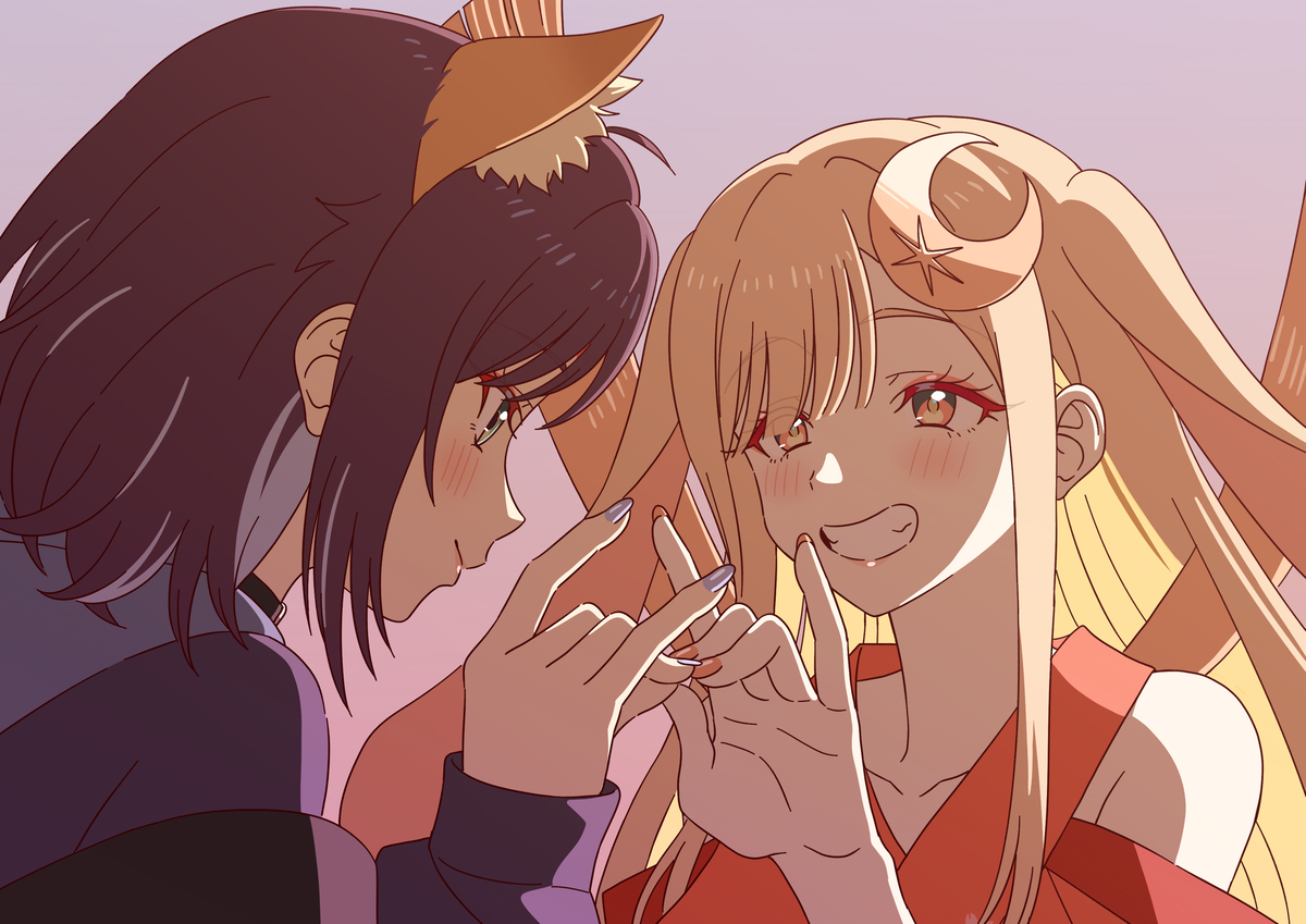 This is a pixiv picture whose title is ♥.