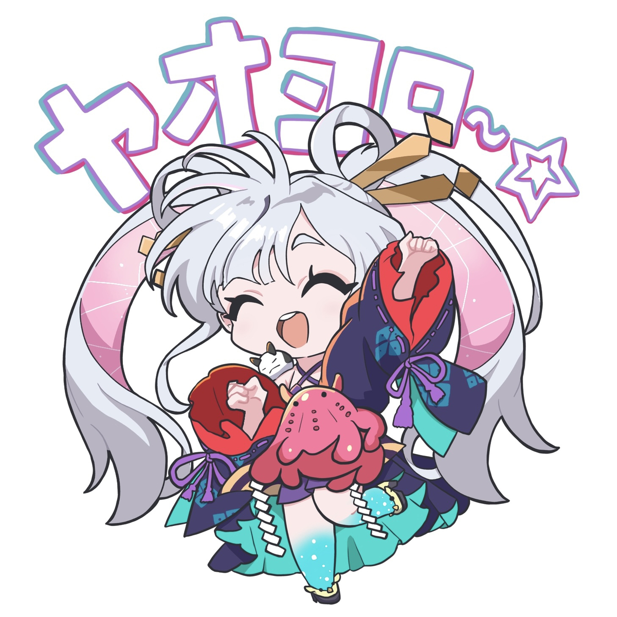 This is a pixiv picture whose title is ヤオヨロ〜.