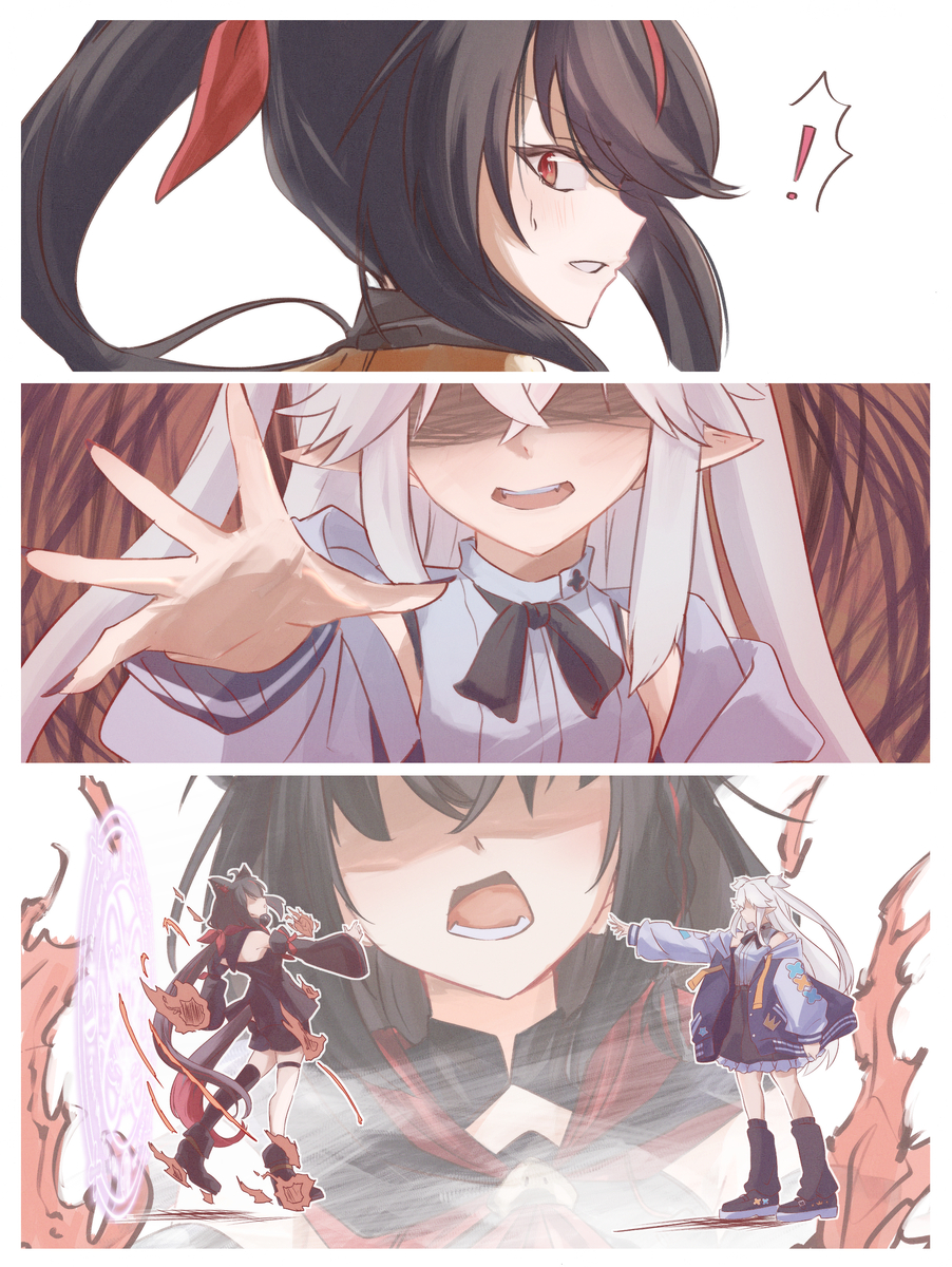 This is a pixiv picture whose title is さぁ、あなたも暴れなさい🔥.