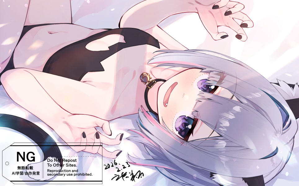 This is a pixiv picture whose title is 猫の日たそ.