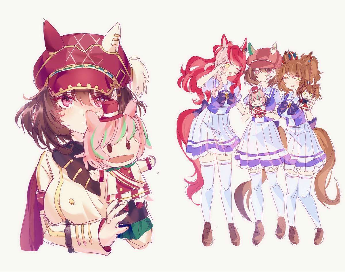 This is a pixiv picture whose title is ウマ娘.