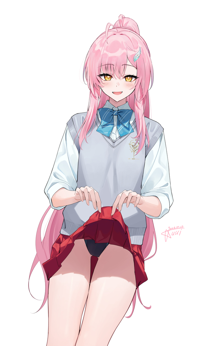 This is a pixiv picture whose title is 水着チラ見せ.